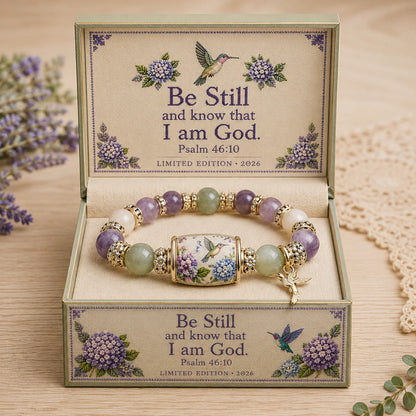 Handcrafted Hummingbird Healing Bracelet — A Gift of Love, Peace & Hope