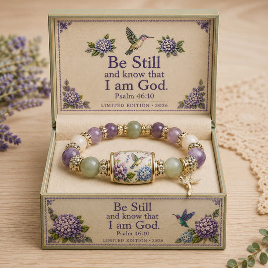 Handcrafted Hummingbird Healing Bracelet — A Gift of Love, Peace & Hope