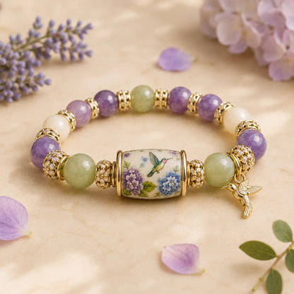 Handcrafted Hummingbird Healing Bracelet — A Gift of Love, Peace & Hope