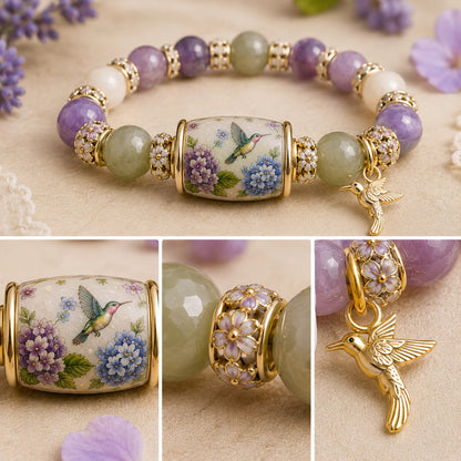 Handcrafted Hummingbird Healing Bracelet — A Gift of Love, Peace & Hope