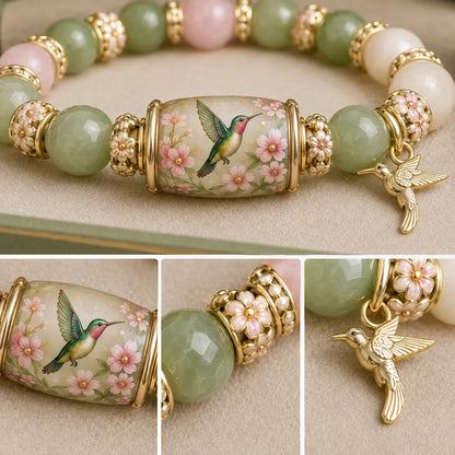 Handcrafted Hummingbird Healing Bracelet — A Gift of Love, Peace & Hope