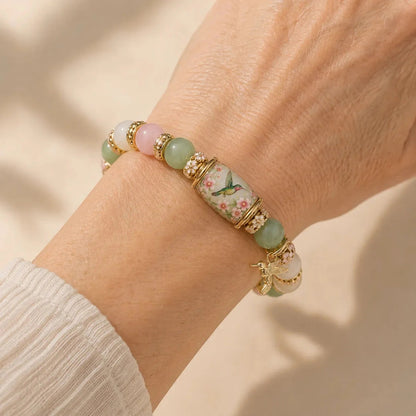 Handcrafted Hummingbird Healing Bracelet — A Gift of Love, Peace & Hope