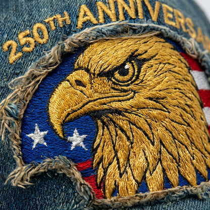 US 250th Anniversary Liberty Eagle Hat – Embroidered Edition