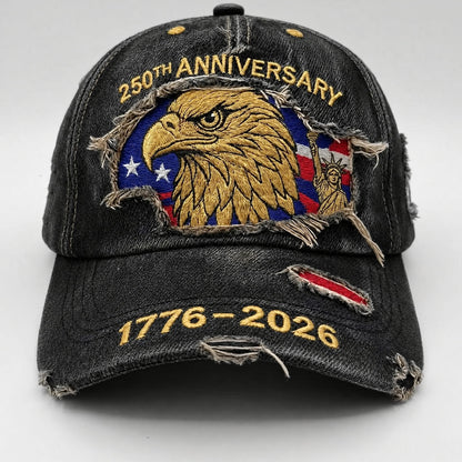 America 250th Anniversary Embroidered Cap