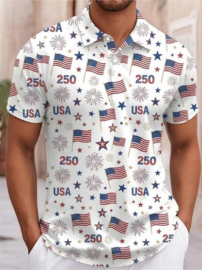 Limited Edition 250th Anniversary USA Polo Shirt