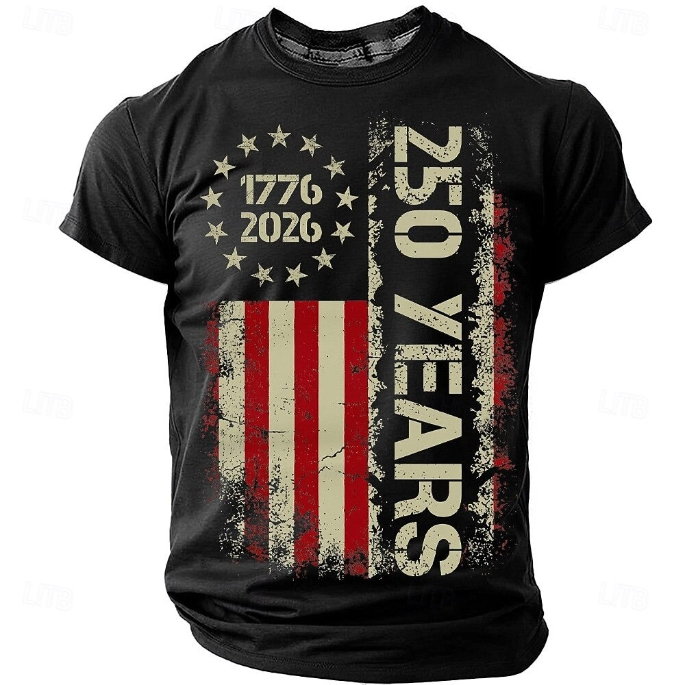 Men's America 250th Anniversary Short Sleeve T-Shirt