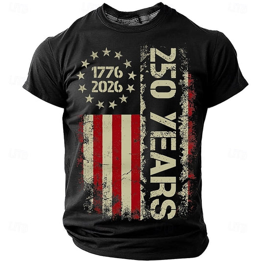 Men's America 250th Anniversary Short Sleeve T-Shirt