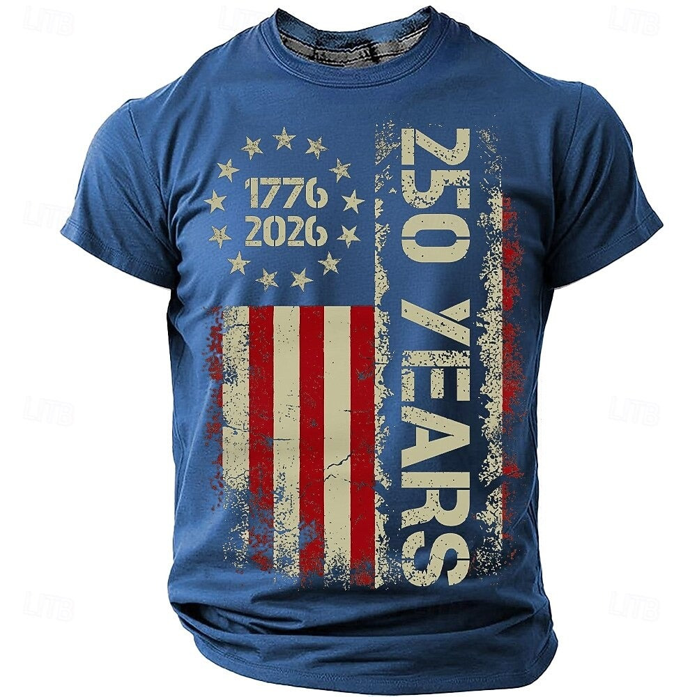 Men's America 250th Anniversary Short Sleeve T-Shirt