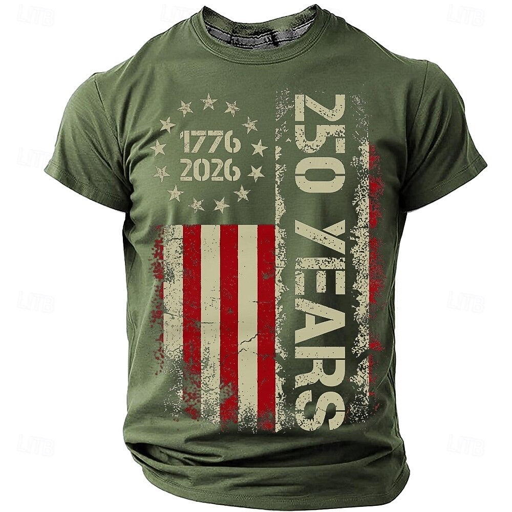 Men's America 250th Anniversary Short Sleeve T-Shirt