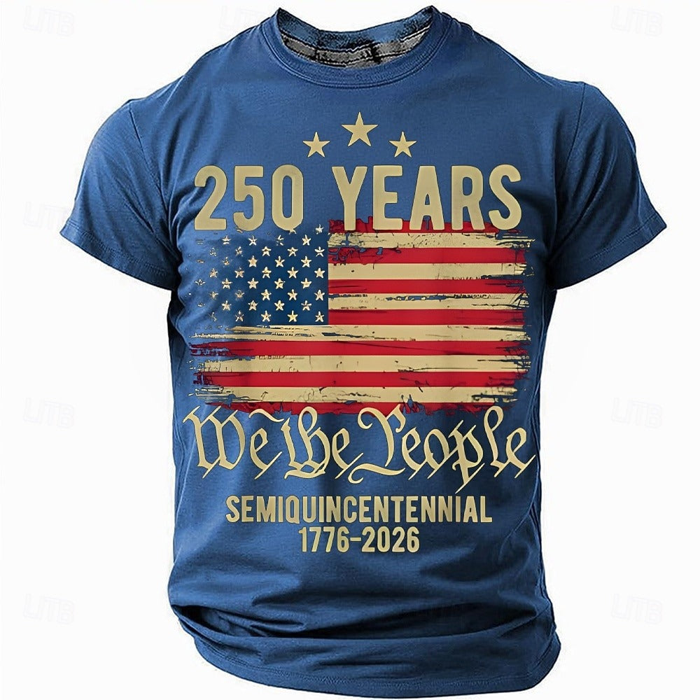 Men's America 250th Anniversary Short Sleeve T-Shirt