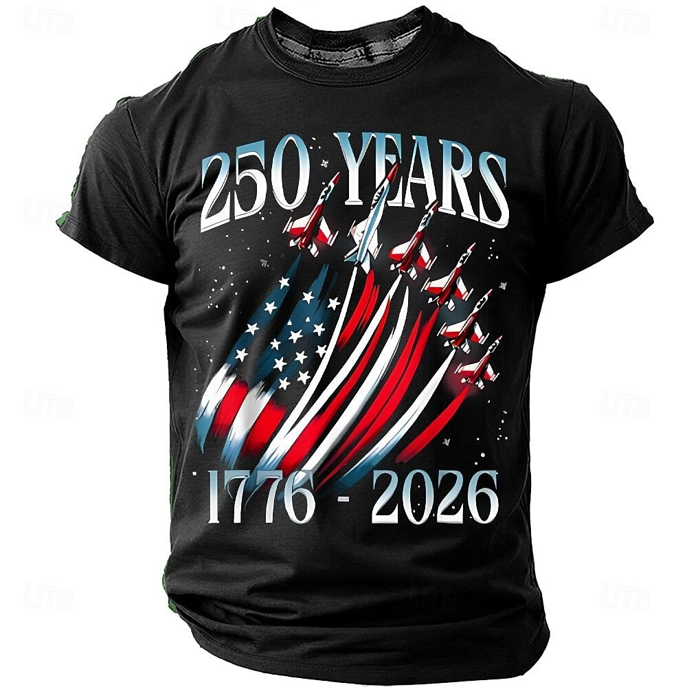 Men's America 250th Anniversary Short Sleeve T-Shirt