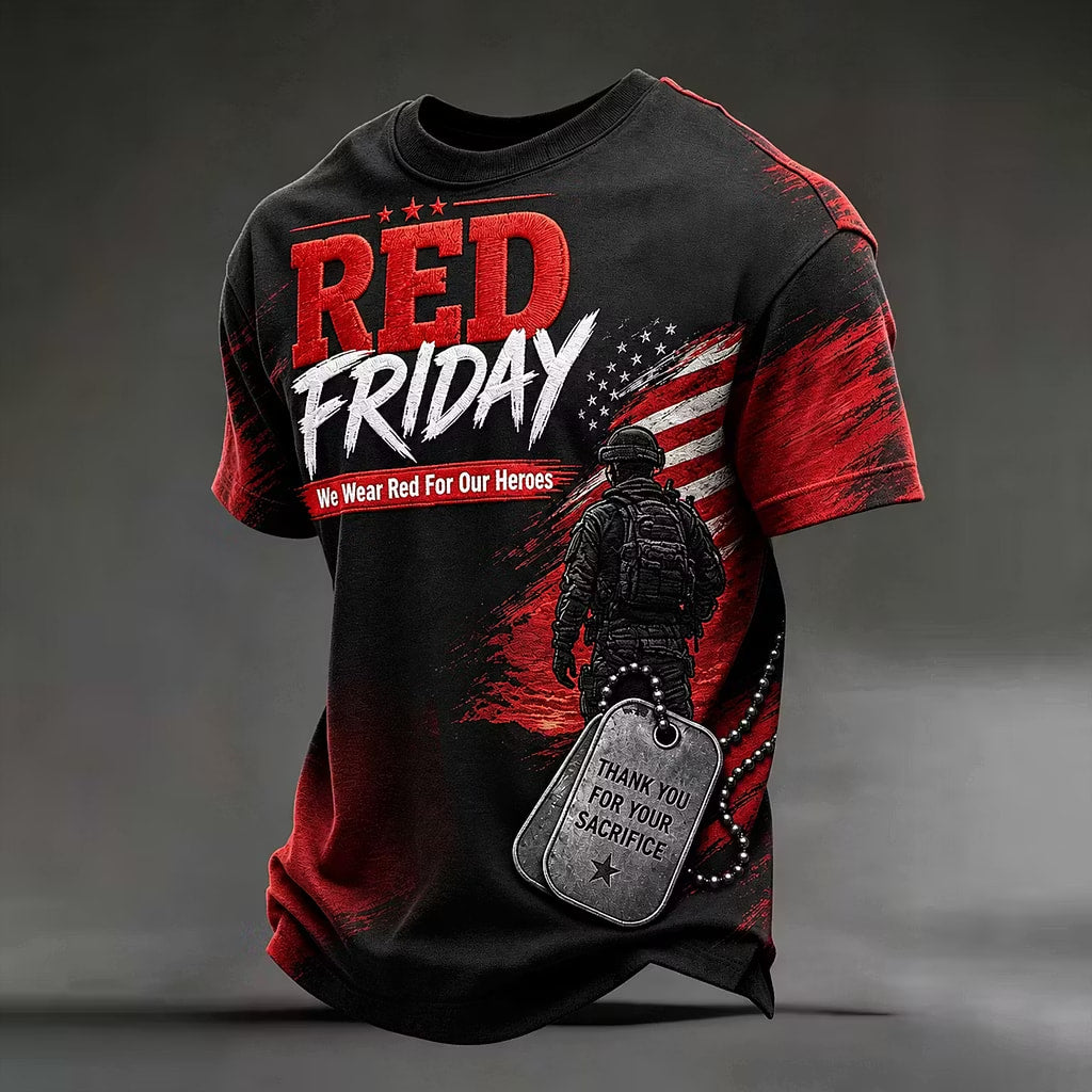 Men's RED Friday Casual T-Shirt