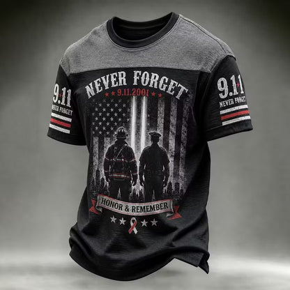Men's 9.11 Memorial Never Forget Casual T-Shirt