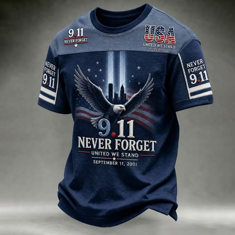 Men's 9.11 Memorial Never Forget Casual T-Shirt