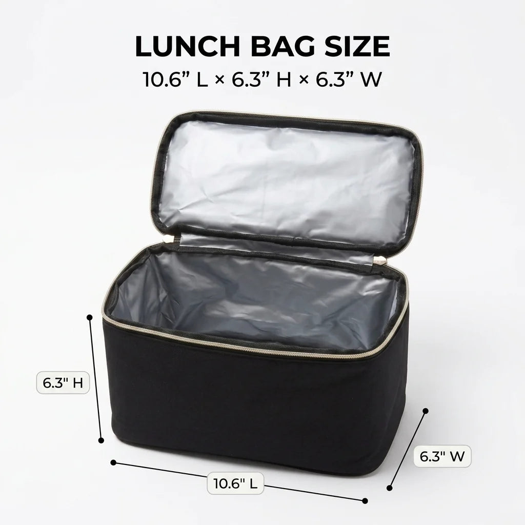 Modern Lunch Backpack with Removable Lunch Bag