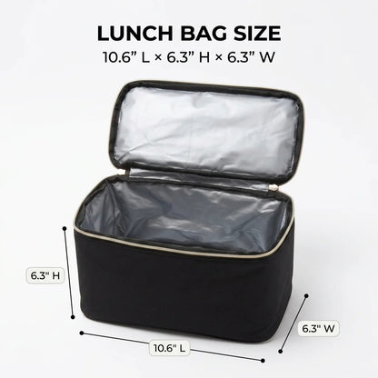 Modern Lunch Backpack with Removable Lunch Bag