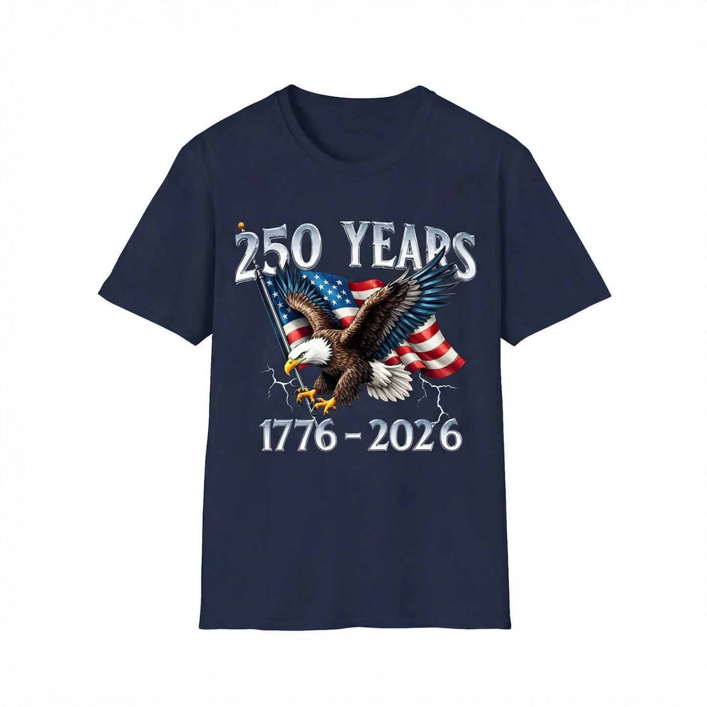 250 Years Eagle 1776-2026 250th Anniversary USA T-Shirt