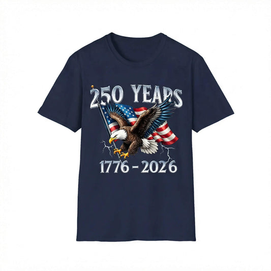 250 Years Eagle 1776-2026 250th Anniversary USA T-Shirt