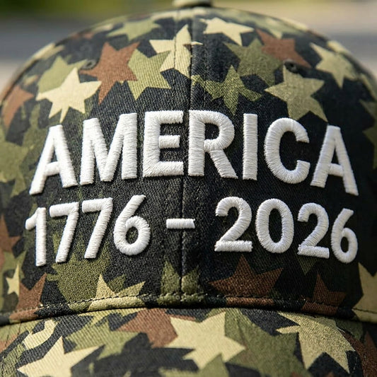 American Patriot Camo Cap Collection – Embroidered Edition