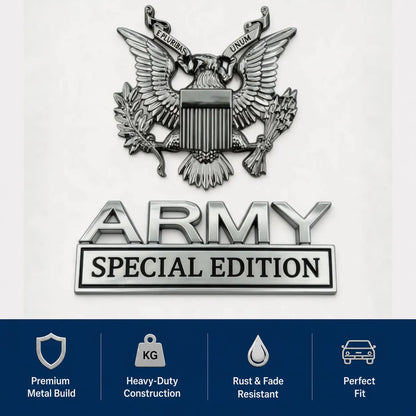 We The People Patriot Metal Emblem for Cars, Trucks & More