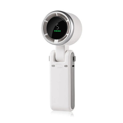 Portable Handheld Turbo Fan – 5-Speed Rechargeable Mini Cooling Fan