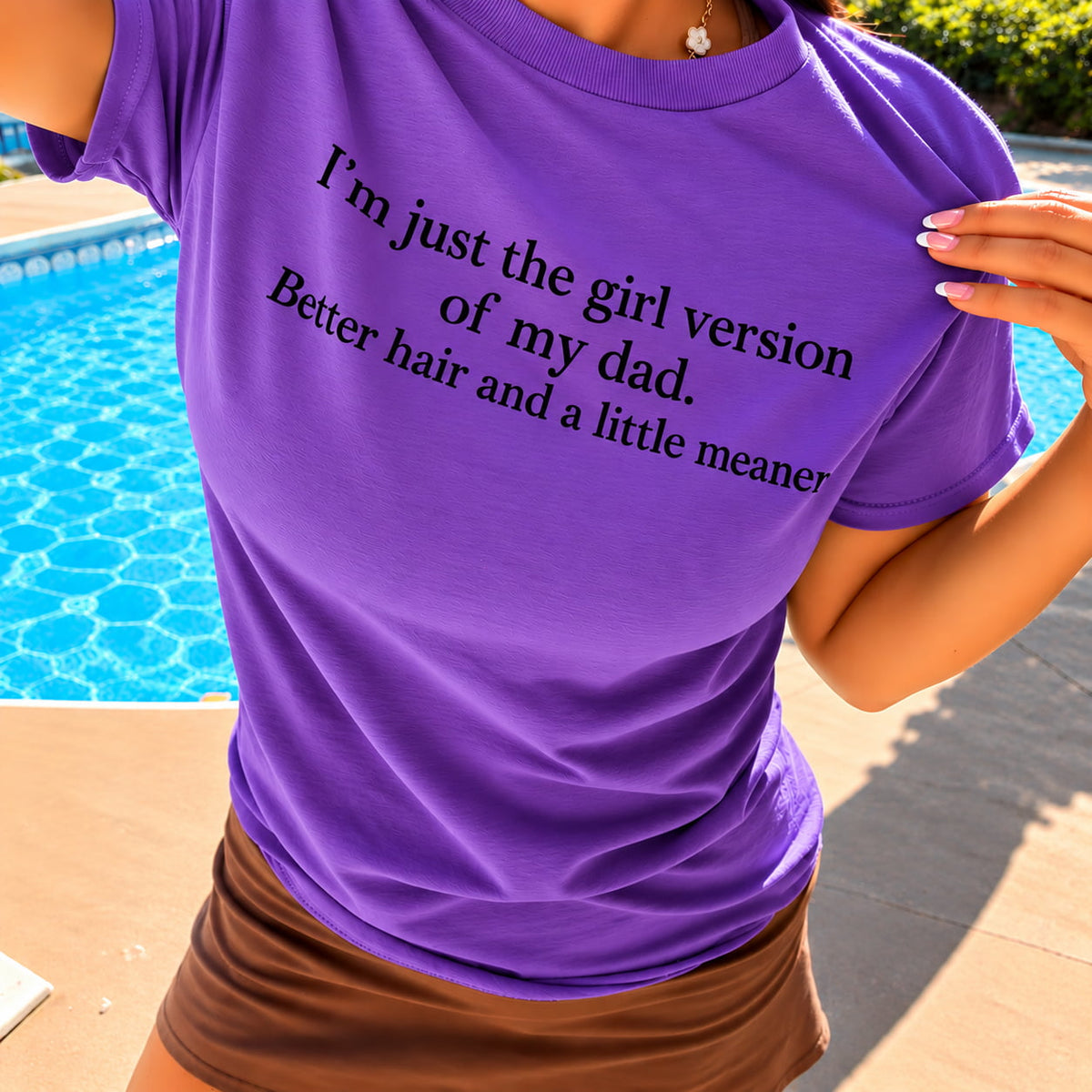 Girl Version of My Dad Graphic Tee