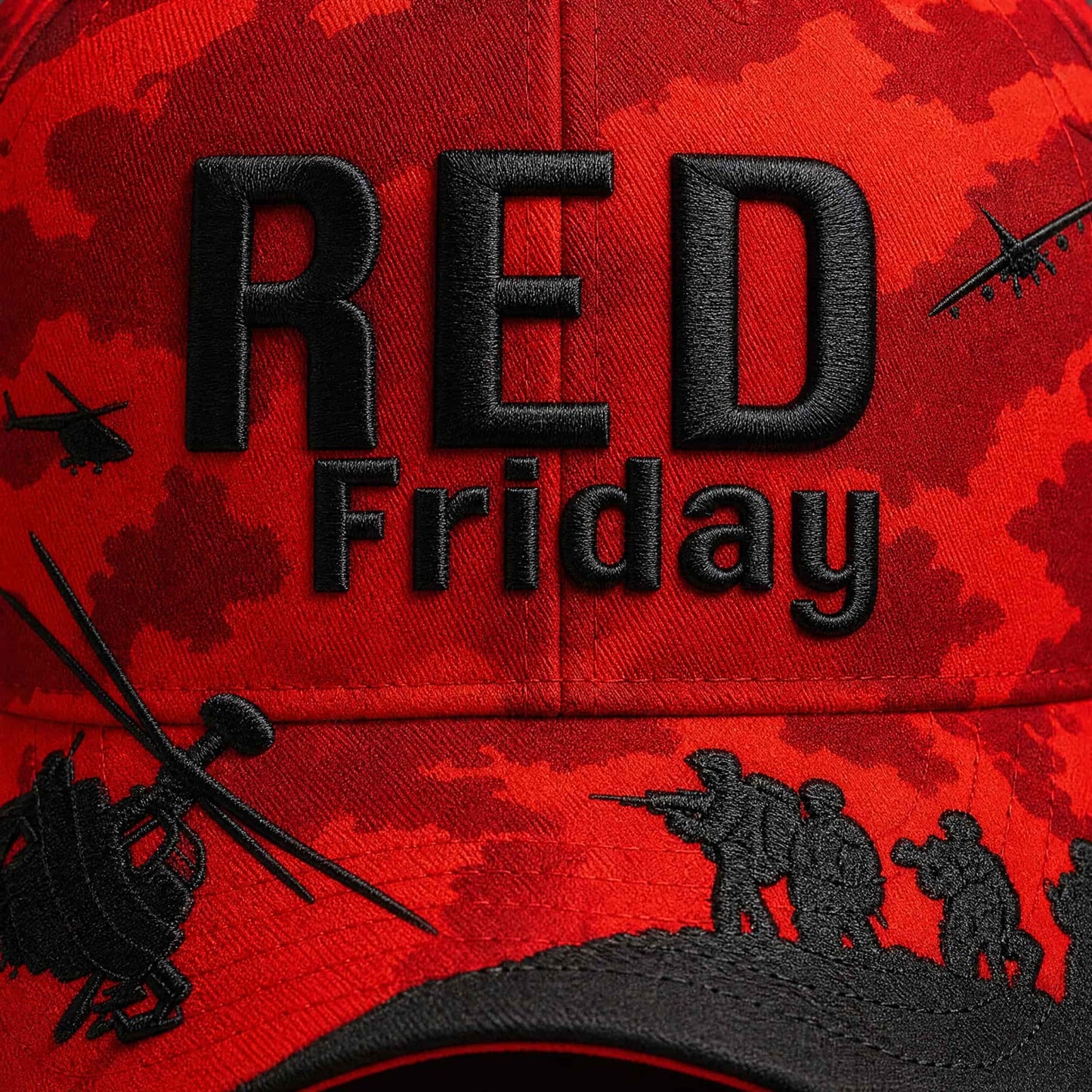 R.E.D. Friday Embroidered Veteran Cap