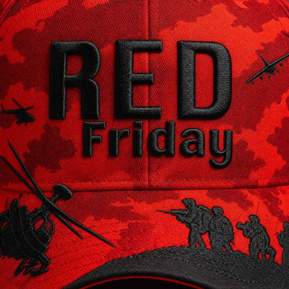 R.E.D. Friday Embroidered Veteran Cap