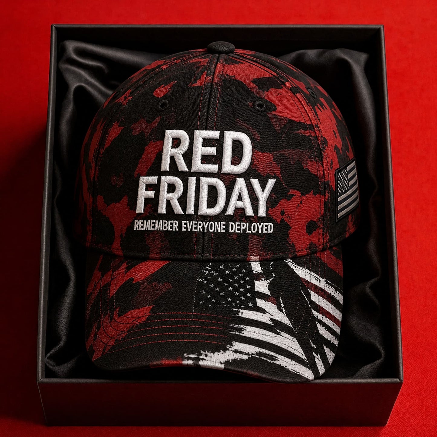 R.E.D. Friday Embroidered Veteran Cap