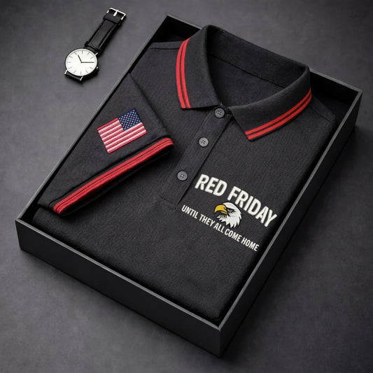 Red Friday American Eagle 250th Anniversary Polo Shirt
