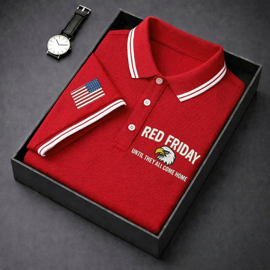 Red Friday American Eagle 250th Anniversary Polo Shirt