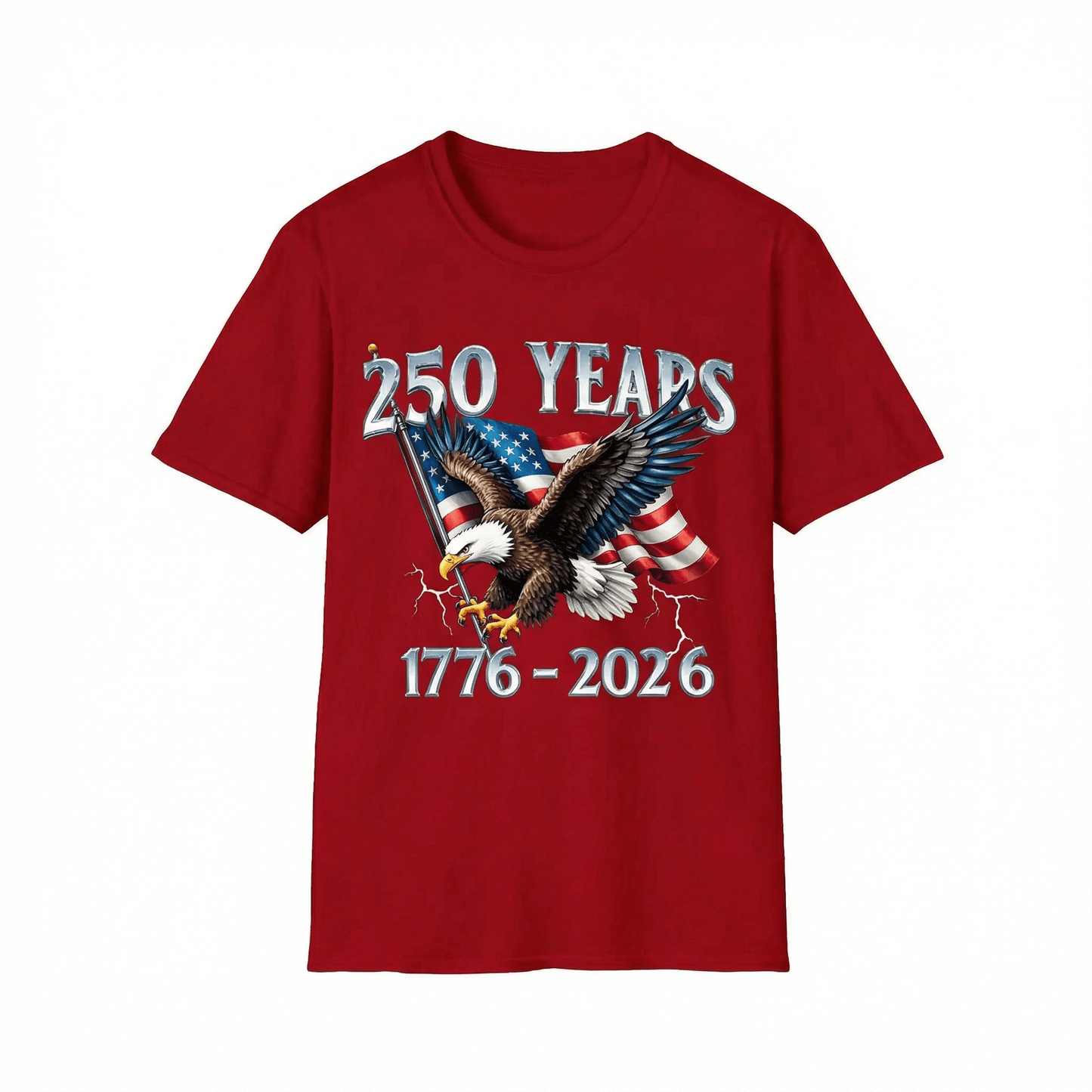 250 Years Eagle 1776-2026 250th Anniversary USA T-Shirt