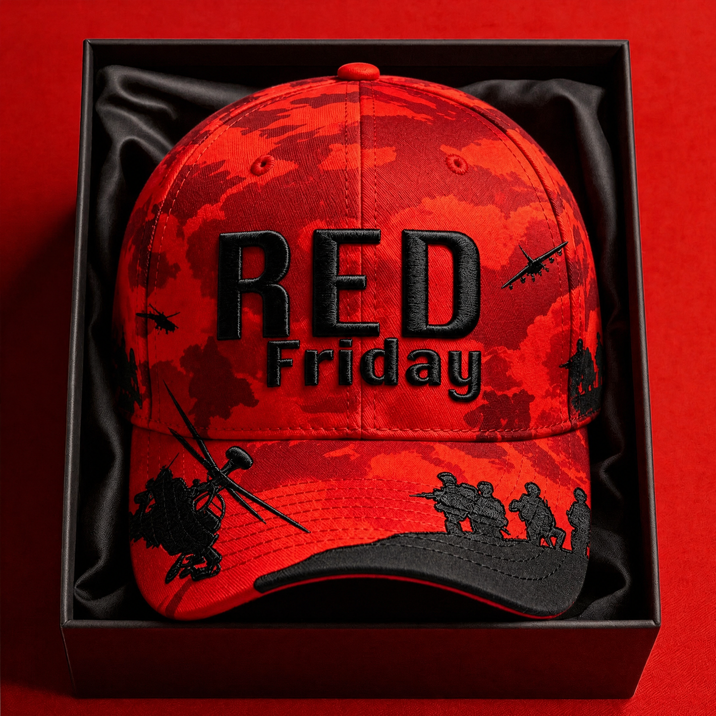 R.E.D. Friday Embroidered Veteran Cap