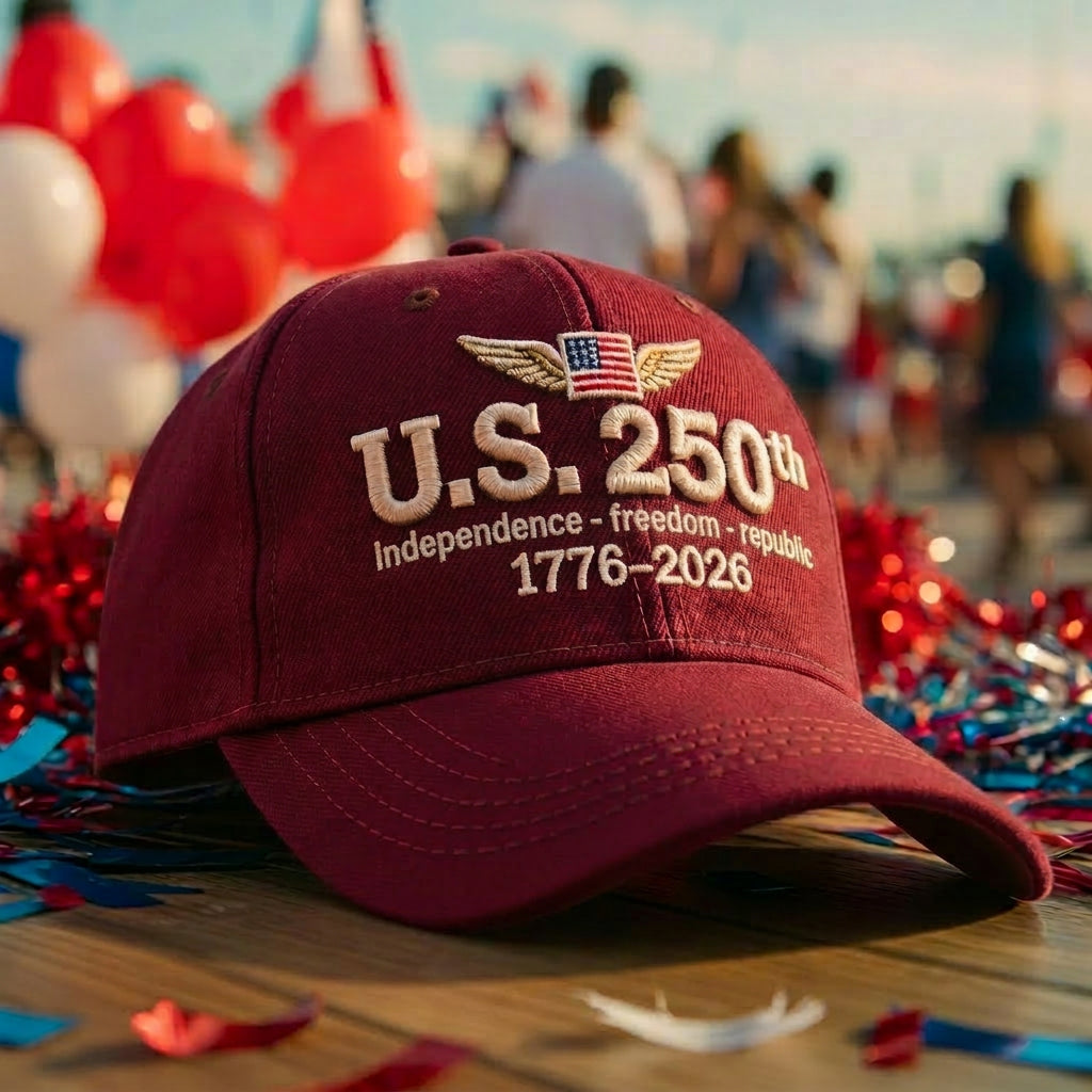 US 250th independence-freedom-republic Embroidered Cap
