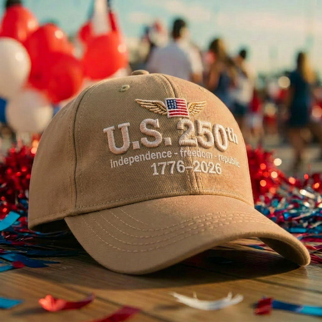 US 250th independence-freedom-republic Embroidered Cap