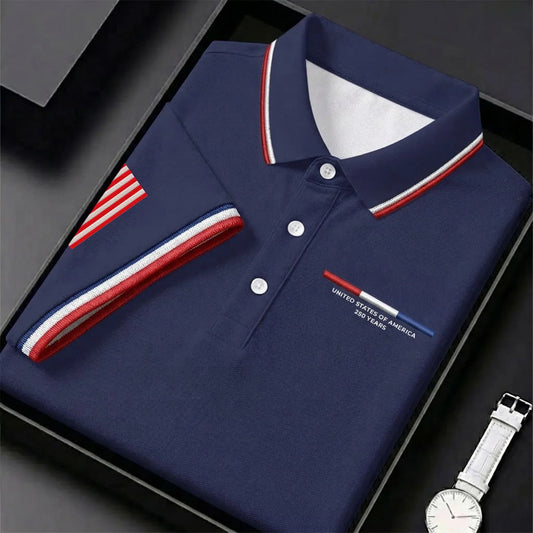 USA 250th Anniversary Commemorative Polo Shirt – 1776–2026 Patriotic Edition