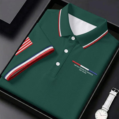 USA 250th Anniversary Commemorative Polo Shirt – 1776–2026 Patriotic Edition