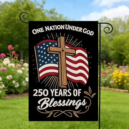 USA 250th Anniversary Faith & Freedom Garden Flag