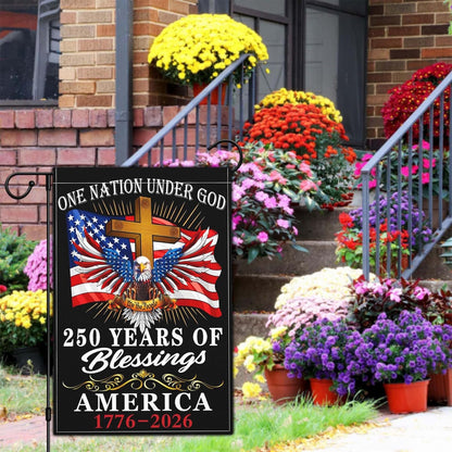 USA 250th Anniversary Faith & Freedom Garden Flag