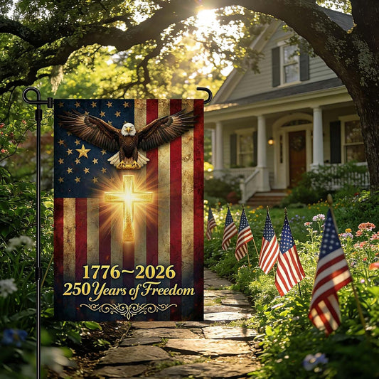 USA 250th Anniversary Faith & Freedom Garden Flag