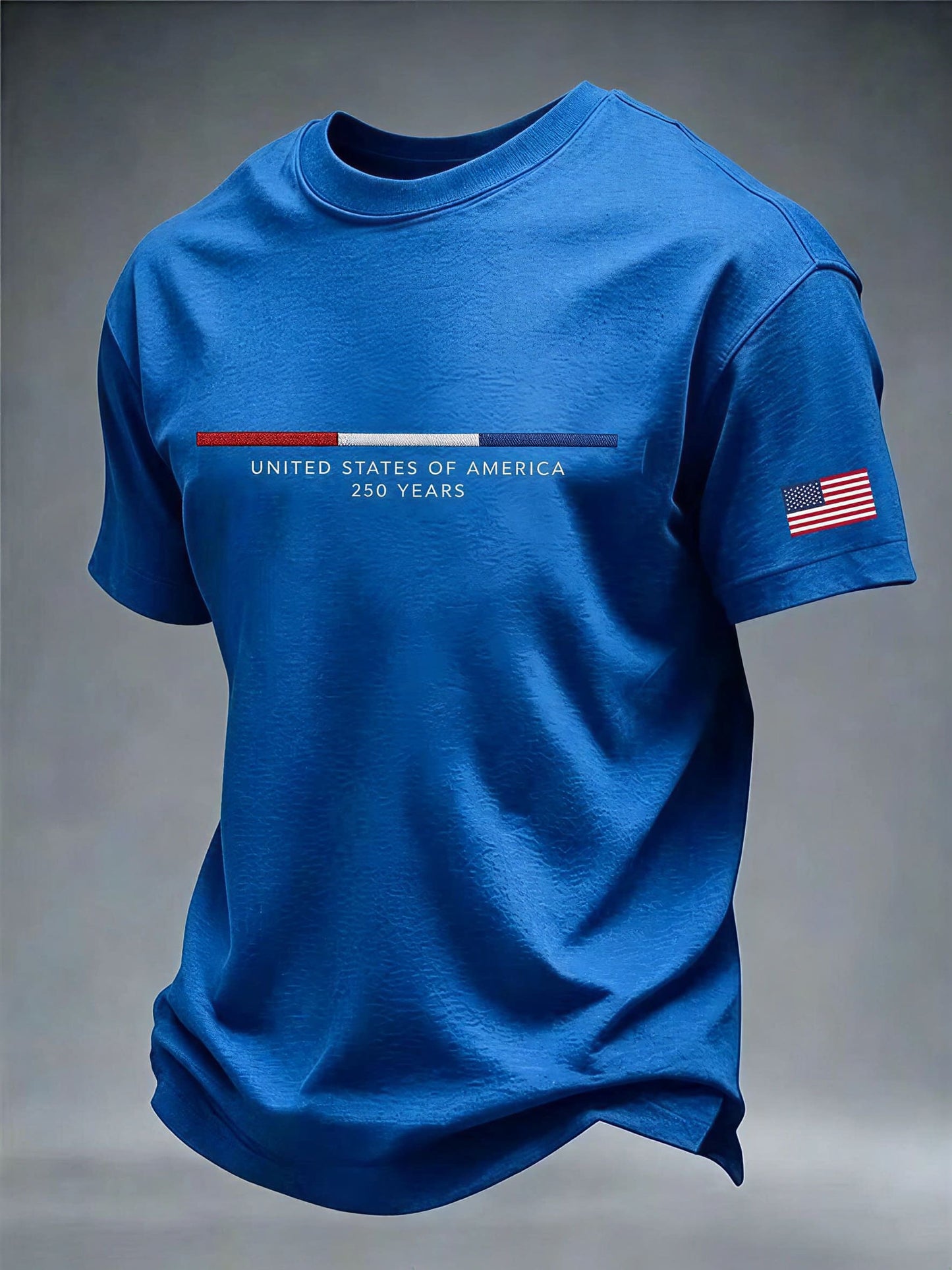 Men's USA 250th Anniversary Red, White & Blue T-Shirt