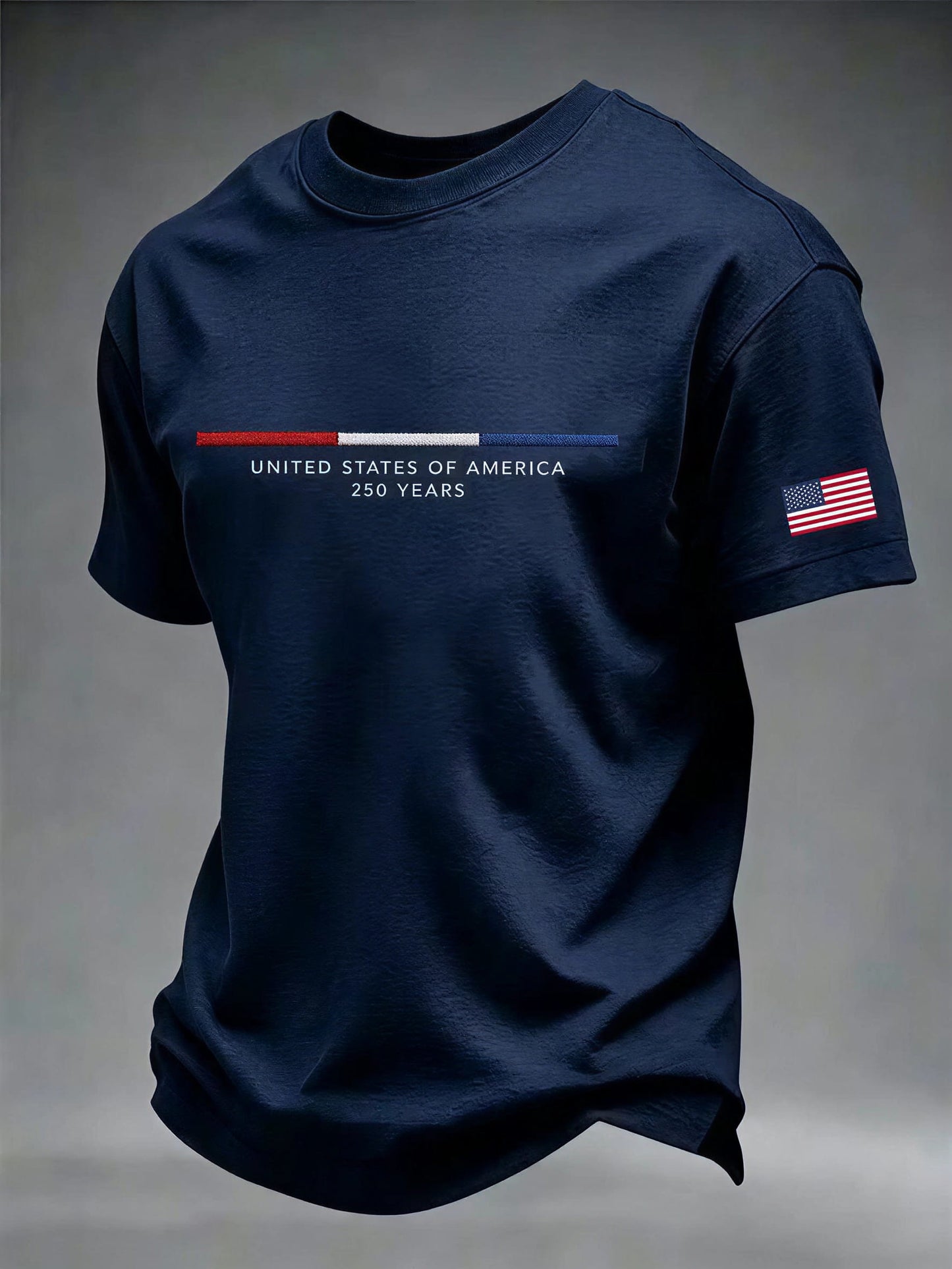Men's USA 250th Anniversary Red, White & Blue T-Shirt