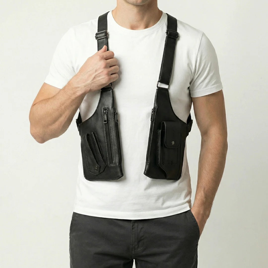 Vaultor™ Classic Shoulder Satchel — Carry More. Show Less. Stay Safe.