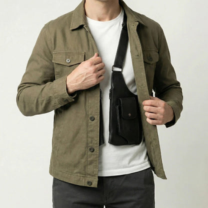 Vaultor™ Classic Shoulder Satchel — Carry More. Show Less. Stay Safe.