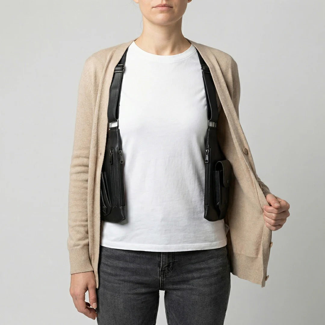 Vaultor™ Classic Shoulder Satchel — Carry More. Show Less. Stay Safe.