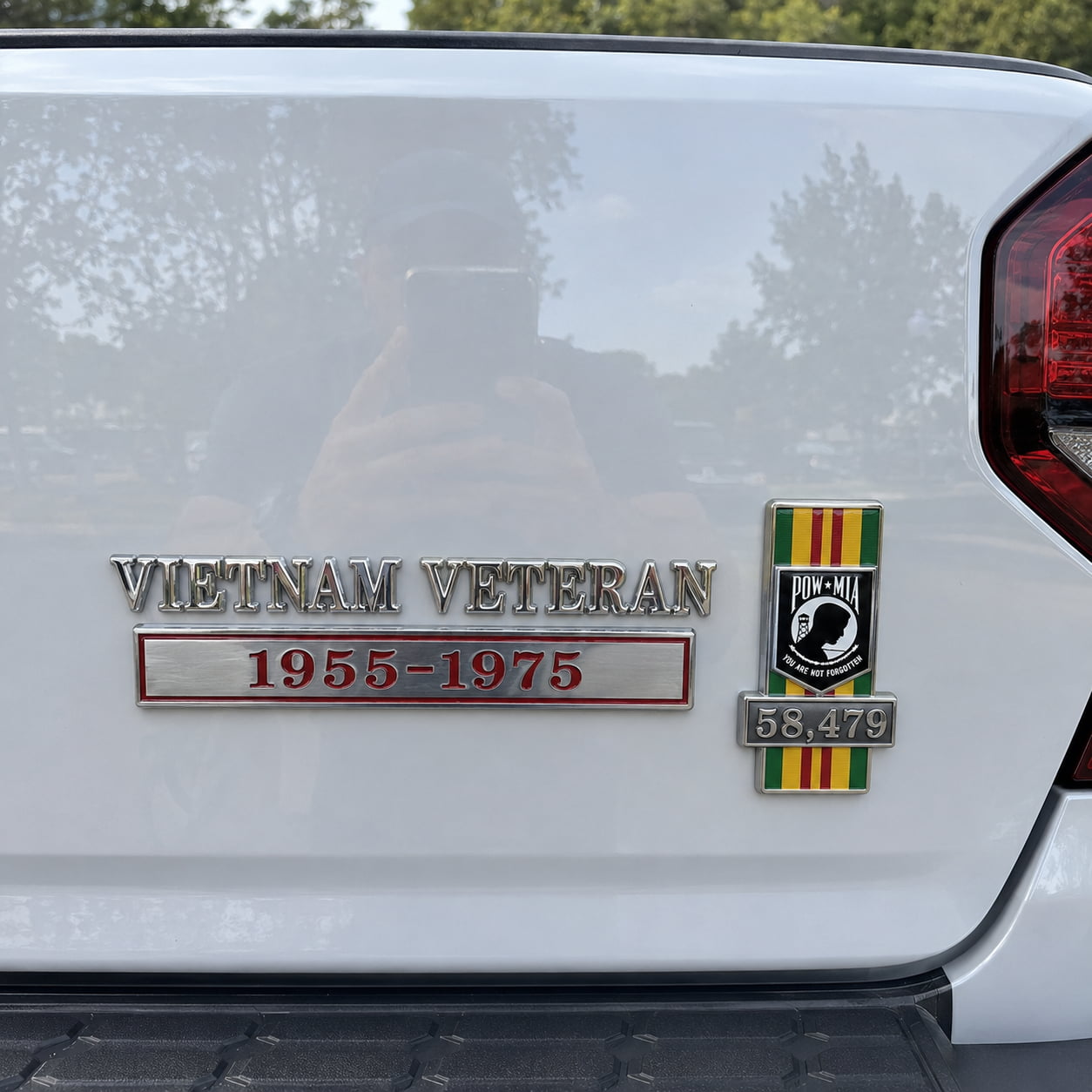 Veteran Service 3D Metal Car Emblem Collection