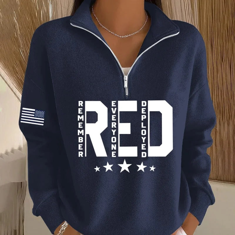 Women's Red Friday Casual Sweatshirt
