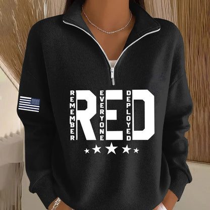 Women's Red Friday Casual Sweatshirt