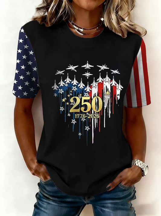 1776-2026 Women's American 250th Anniversary T-Shirt