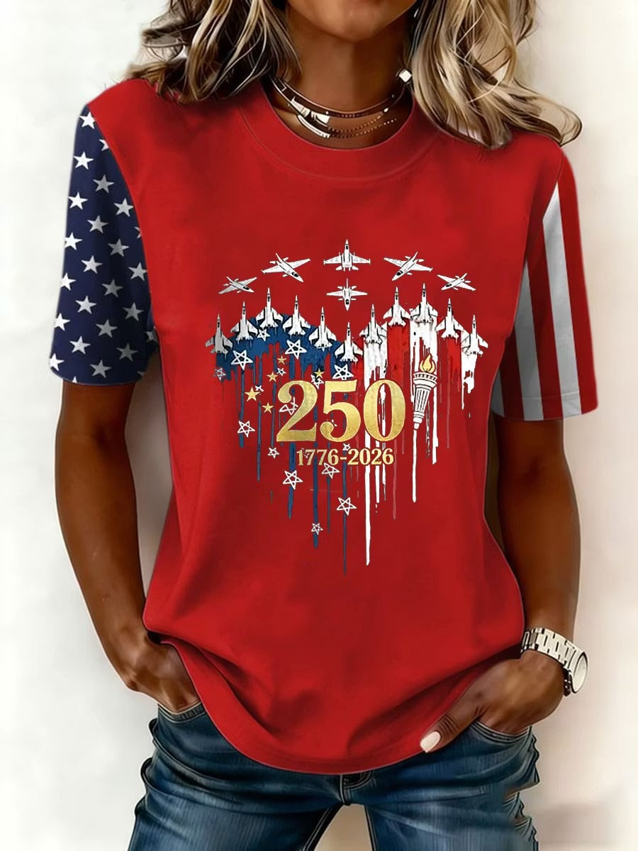 1776-2026 Women's American 250th Anniversary T-Shirt
